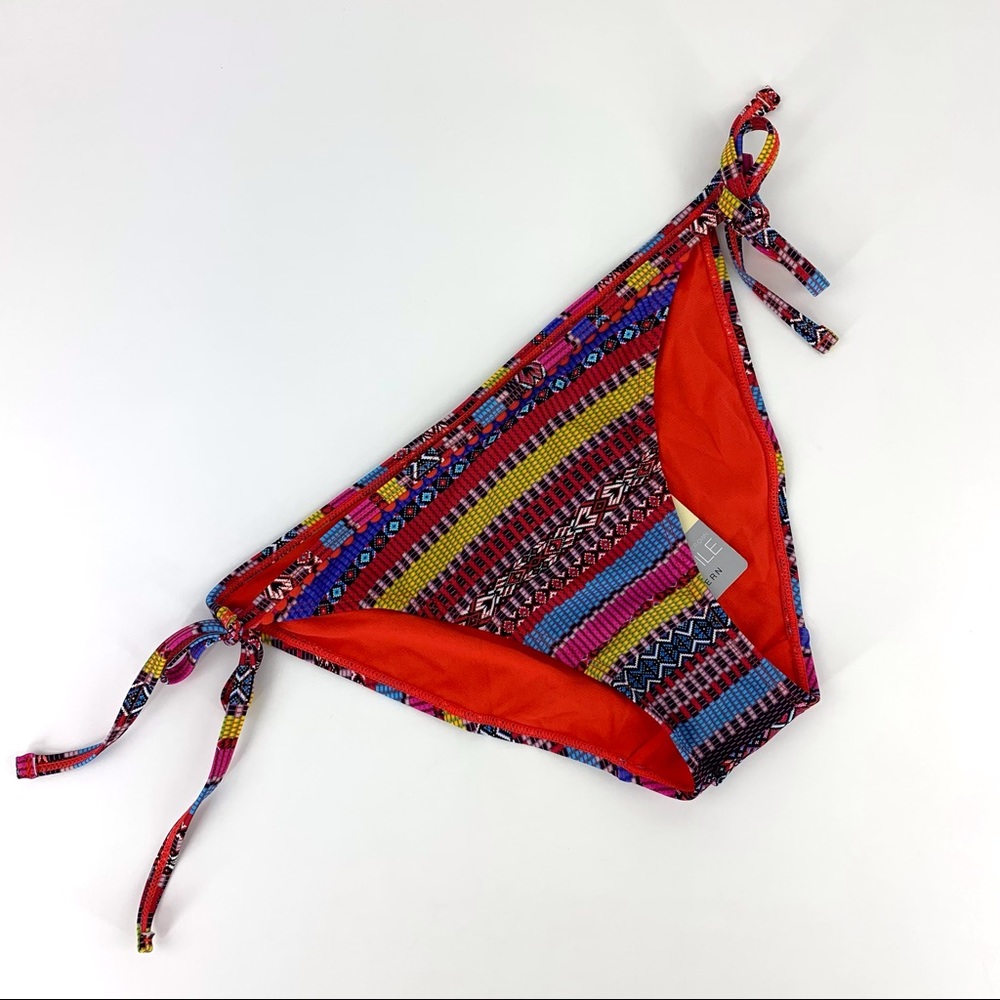 Profile by Gottex NWT Boho Patterned String Bikini Bottoms, 8